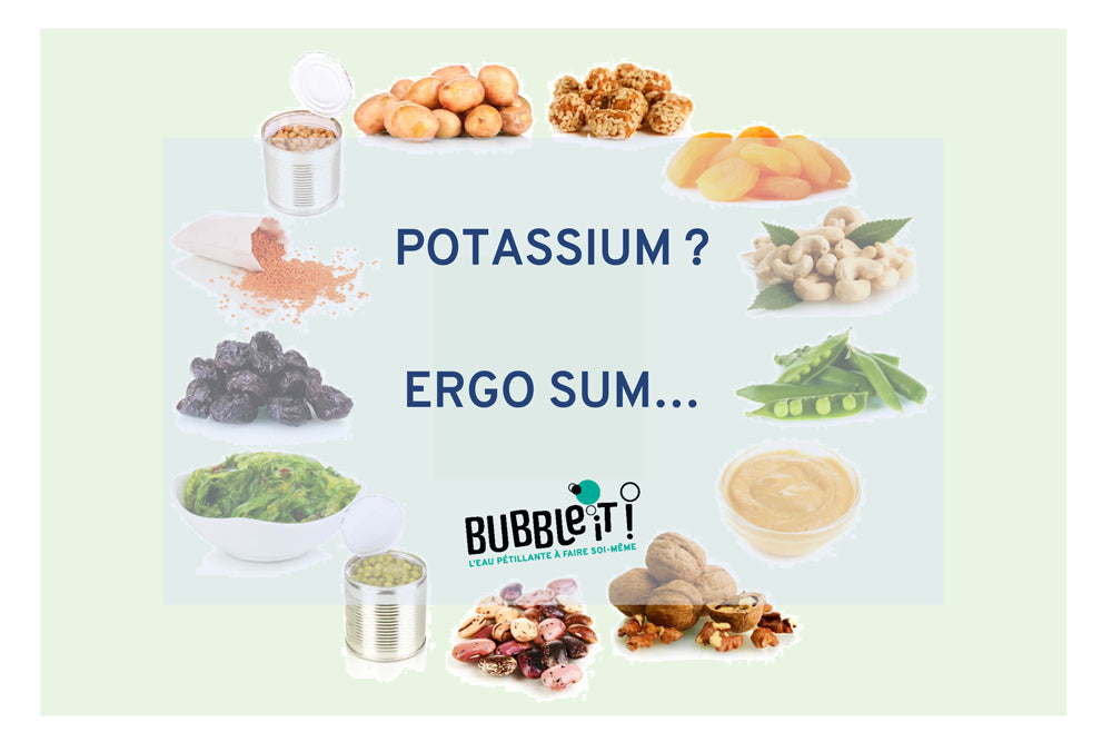 Le potassium, un des sels minéraux essentiels - Bubble It Drinks